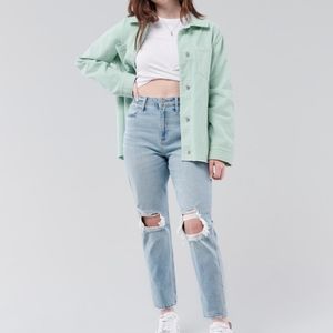 Hollister high waisted mom jeans